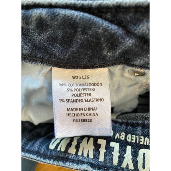 Idyllwind Womens‎ Flare Leg Blue Denim Jeans  2x36 Casual Stretch Fit 5-Pocket - Picture 7 of 8